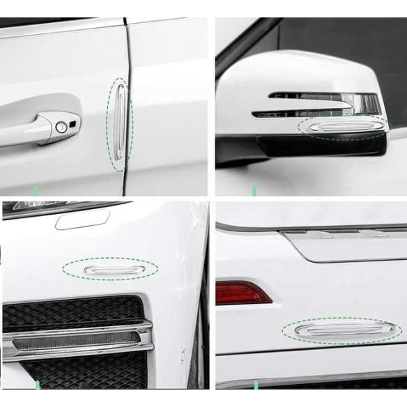 Baseus Airbag Bumper |  4x Listwy ochronne odbojniki do samochodu transparentne