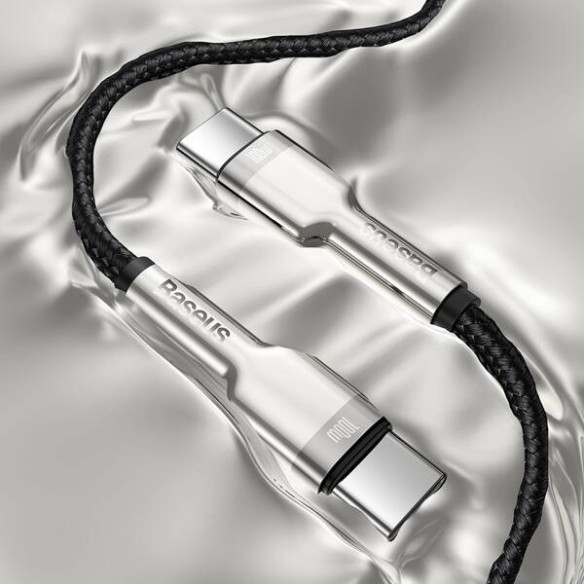 Baseus Cafule Metal | Kabel USB-C Type-C 100W Power Delivery Quick Charge 4.0 2m