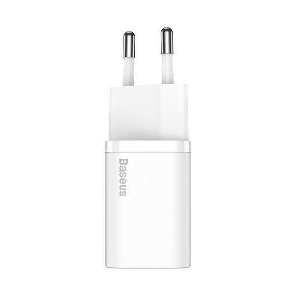 Baseus Super Si | Ładowarka sieciowa USB-C PD 20W + kabel Lightning 1m do iPhone 