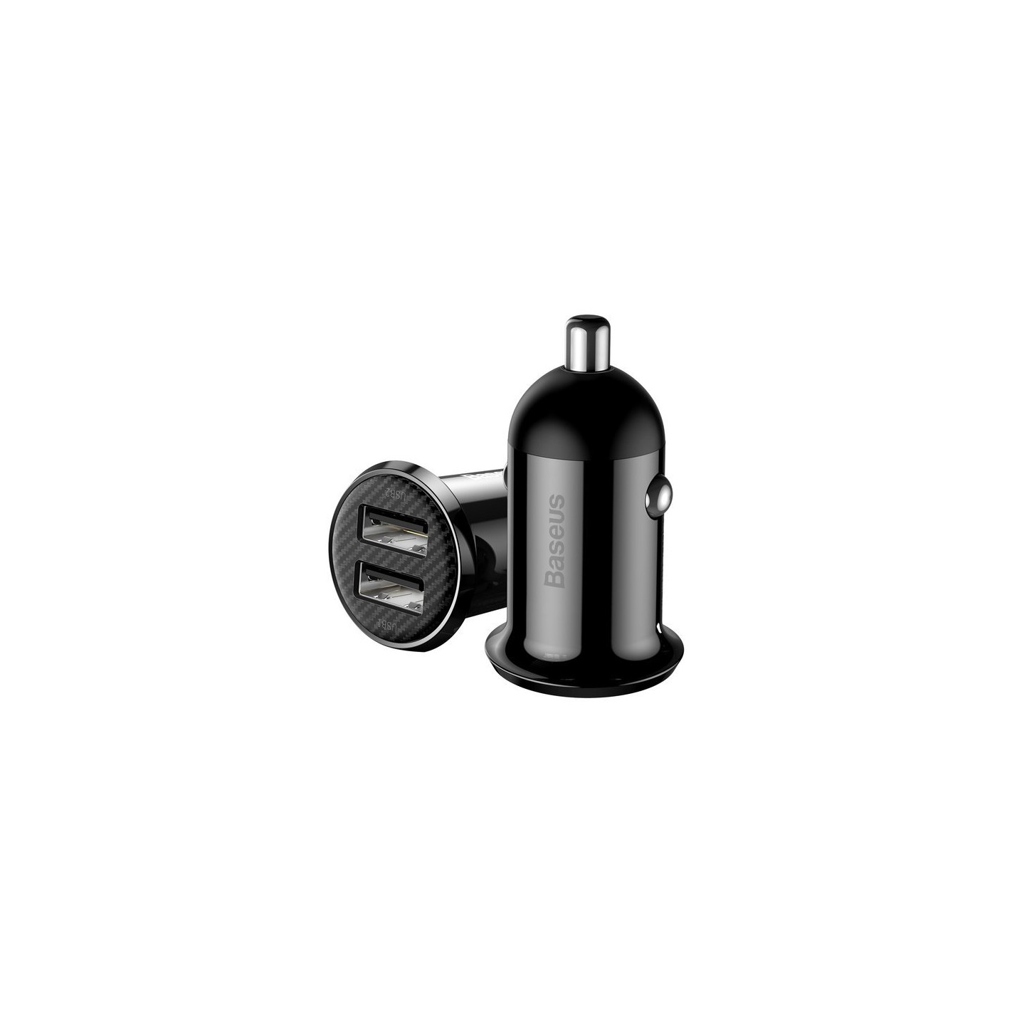 Baseus Grain Pro Ładowarka samochodowa 2x USB 4.8A 24W