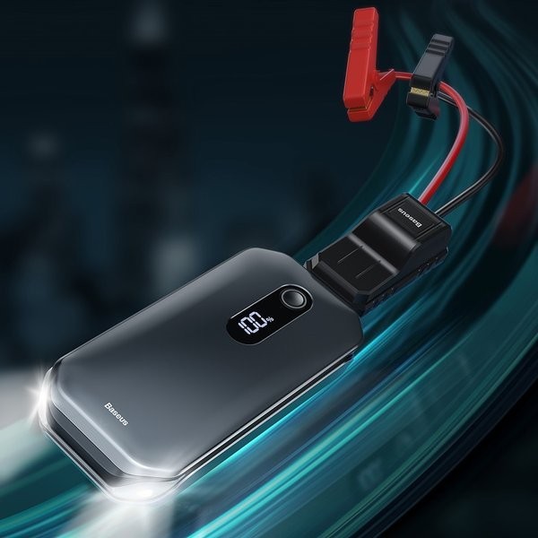 Baseus Super Energy Pro | Power Bank rozrusznik Jump Starter 12V 6.0L 3.5L 12000mAh, 1000A