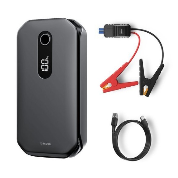 Baseus Super Energy Pro | Power Bank rozrusznik Jump Starter 12V 6.0L 3.5L 12000mAh, 1000A