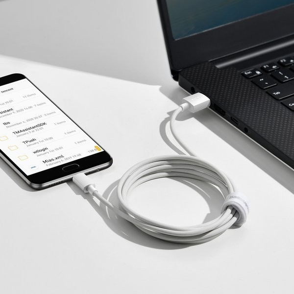 Baseus Simple Wisdom | Zestaw dwóch szybkich kabli USB - Micro 2.1A 150cm