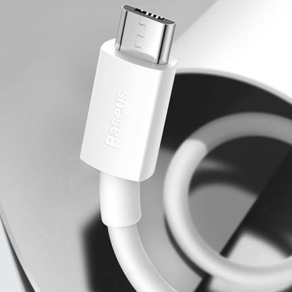 Baseus Simple Wisdom | Zestaw dwóch szybkich kabli USB - Micro 2.1A 150cm