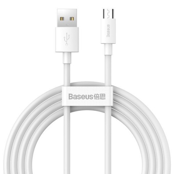 Baseus Simple Wisdom | Zestaw dwóch szybkich kabli USB - Micro 2.1A 150cm