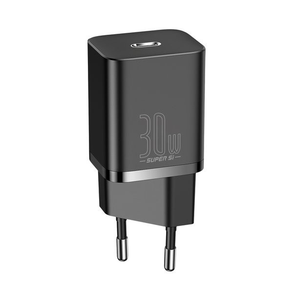 Baseus Super Si | Ładowarka sieciowa zasilacz 30W USB-C Power Delivery Quick Charge QC 3.0