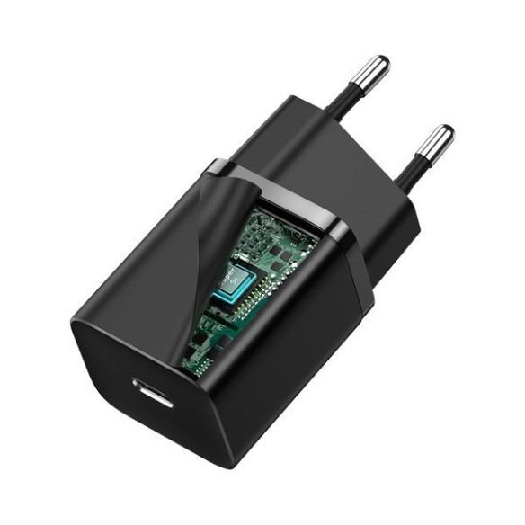Baseus Super Si | Ładowarka sieciowa zasilacz 30W USB-C Power Delivery Quick Charge QC 3.0