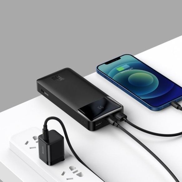 Baseus Bipow Digital Display | Power Bank 20000mAh 15W Power Delivery USB USB-C EOL