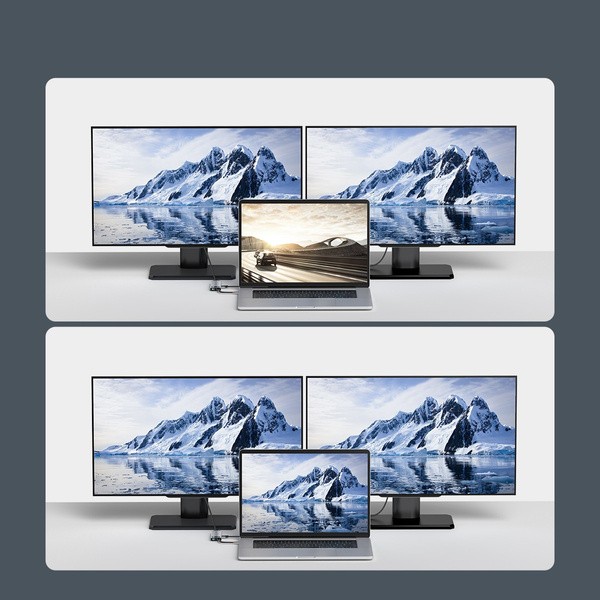 Baseus Metal Gleam 9w1 | Adapter HUB 9w1 USB-C do HDMI, VGA, RJ45, 3x USB3.0, SD/TF, 100W  
