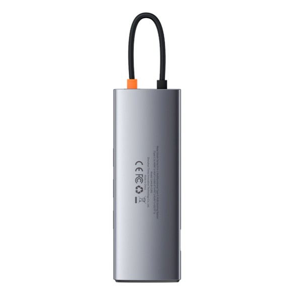 Baseus Metal Gleam 9w1 | Adapter HUB 9w1 USB-C do HDMI, VGA, RJ45, 3x USB3.0, SD/TF, 100W  