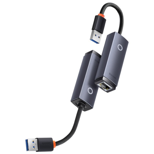 Baseus Lite Series | Karta sieciowa adapter USB - Gigabit Lan RJ45 100/1000Mb