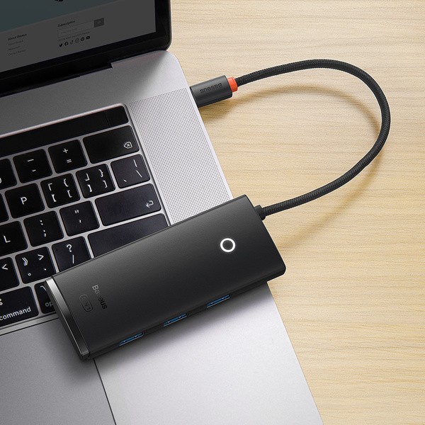 Baseus Lite Series 5-Port | Adapter HUB USB-C 3x USB3.0 HDMI PD 100W