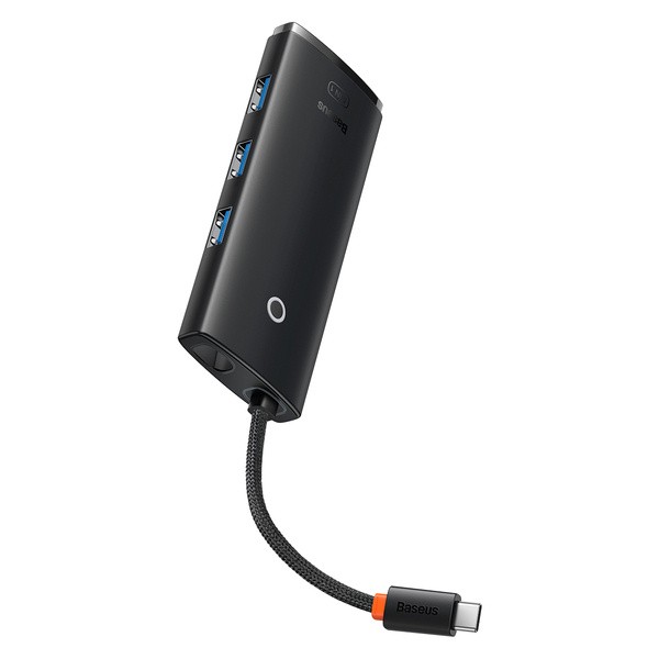 Baseus Lite Series 5-Port | Adapter HUB USB-C 3x USB3.0 HDMI PD 100W