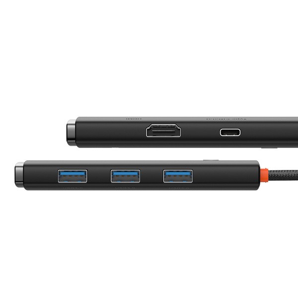 Baseus Lite Series 5-Port | Adapter HUB USB-C 3x USB3.0 HDMI PD 100W