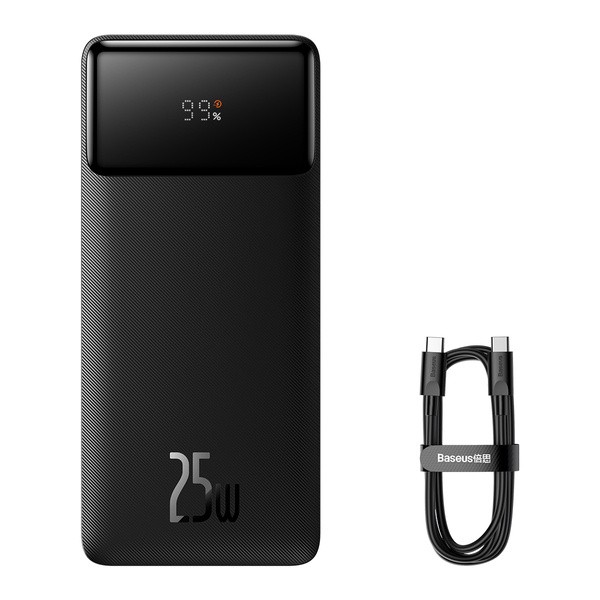 Baseus Bipow Digital Display | Power Bank 20000mAh 25W, z kablem USB-C PD EOL