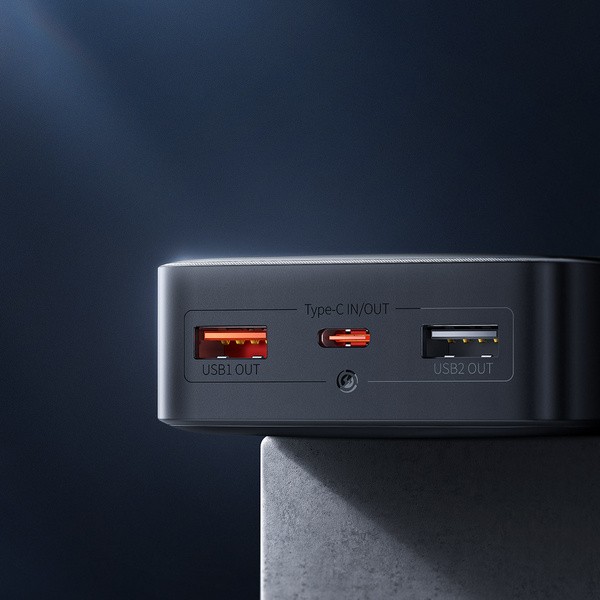 Baseus Bipow Digital Display | Power Bank 20000mAh 25W, z kablem USB-C PD EOL