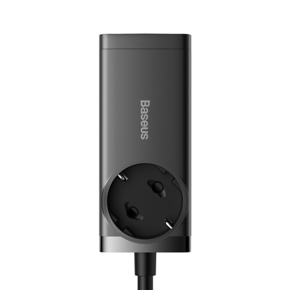 Baseus GaN3 Pro AC+2U+2C | Ładowarka sieciowa gniazdo zasilania AC 230V 2xUSB-A 2x USB-C 65W