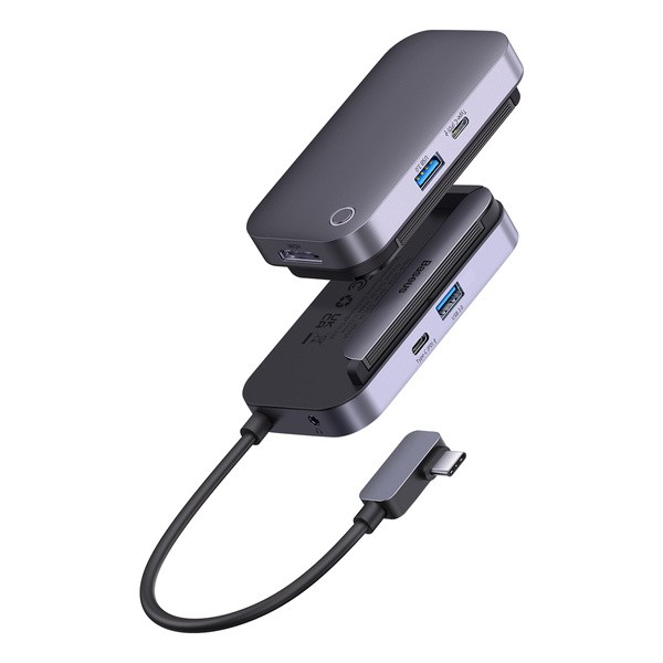 Baseus PadJoy 4-Port | HUB Adapter Type-C 4w1 HDMI 4K USB 3.0 Type-C Mini Jack 3.5mm 100W