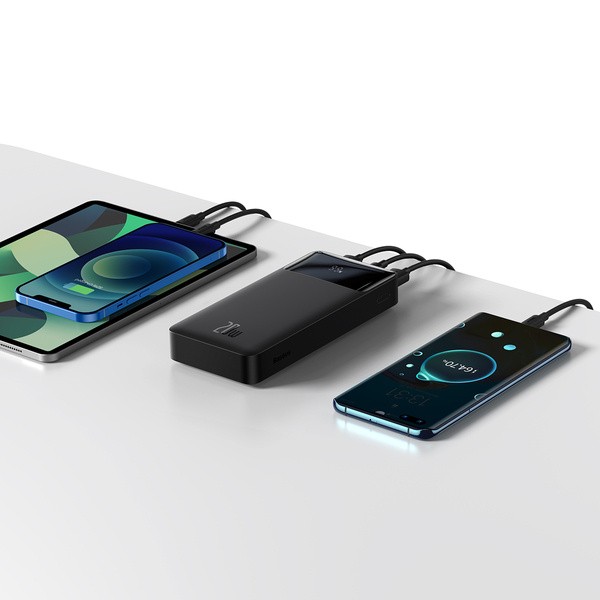 Baseus Bipow Digital Display | Power Bank 20000mAh 20W Power Delivery Quick Charge Overseas Edition