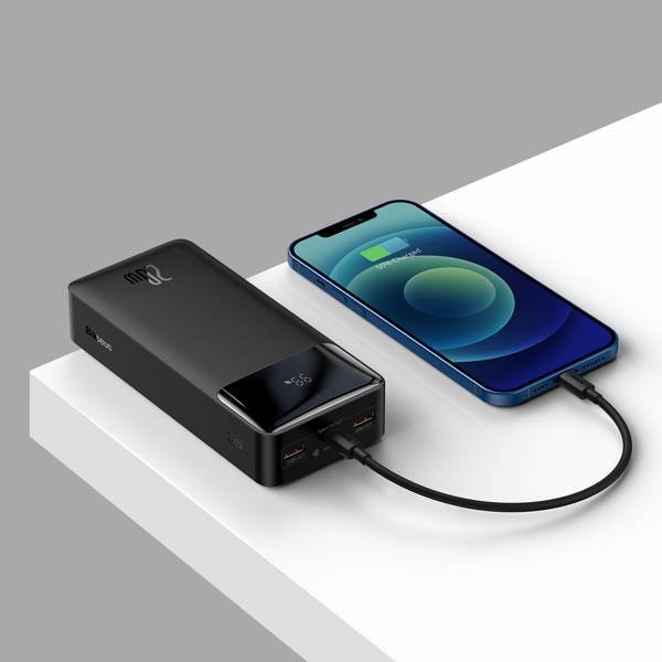 Baseus Bipow Digital Display | Power Bank 30000mAh 20W Power Delivery Quick Charge Overseas Edition