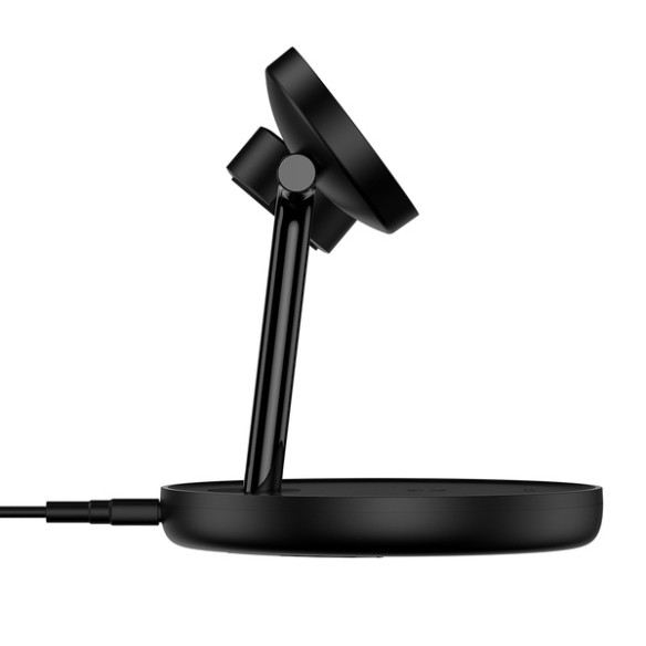 Baseus Swan 3-in-1 | Ładowarka indukcyjna do iPhone (MagSafe) + Samsung, Huawei, Apple, Xiaomi Qi + stacja dokująca do Apple Wat