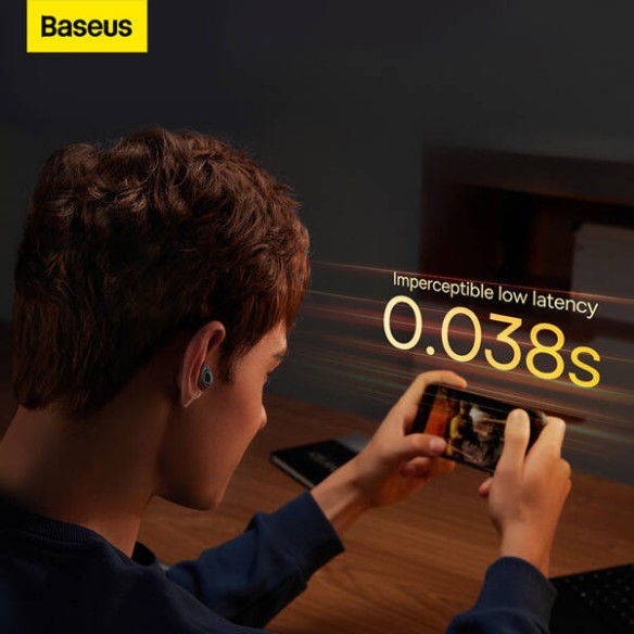 Baseus Bowie MA10 True Wireless Earphones Cluster Black