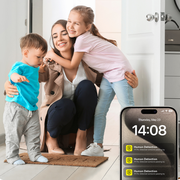 Baseus Security P1 Pro | Kamera IP WiFi wewnętrzna, 3K, Monitoring, Aplikacja, Mikrofon