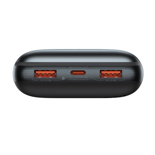 Baseus Bipow Pro Szybki Power Bank 20000mAh 22.5W Black