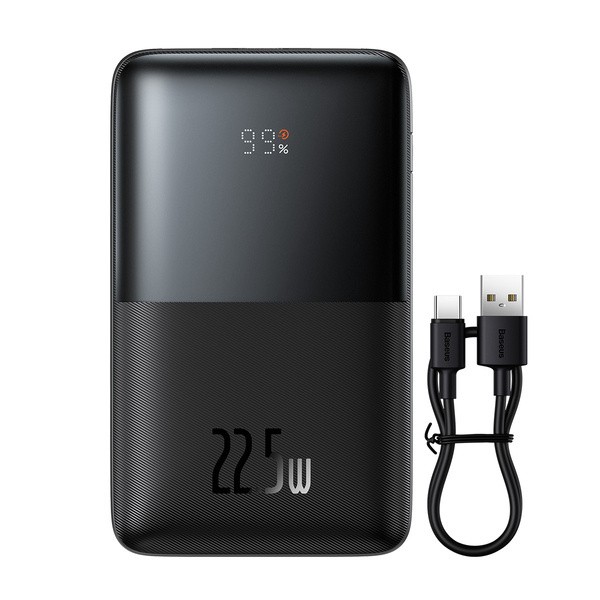 Baseus Bipow Pro Szybki Power Bank 20000mAh 22.5W Black