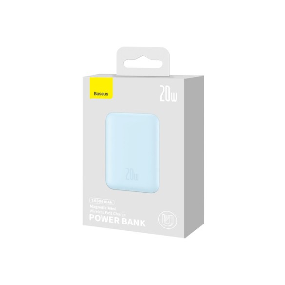 Baseus Magnetic Mini | Power Bank 10000mAh 20W z ładowaniem bezprzewodowym MagSafe Overseas Edition
