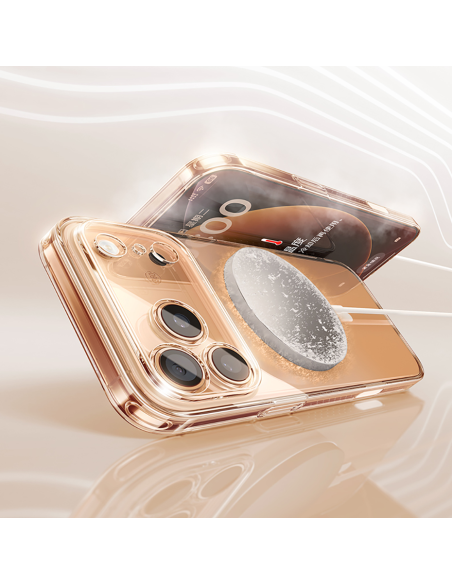 Baseus Crystal Magnetyczne Etui Do iP 17 Clear