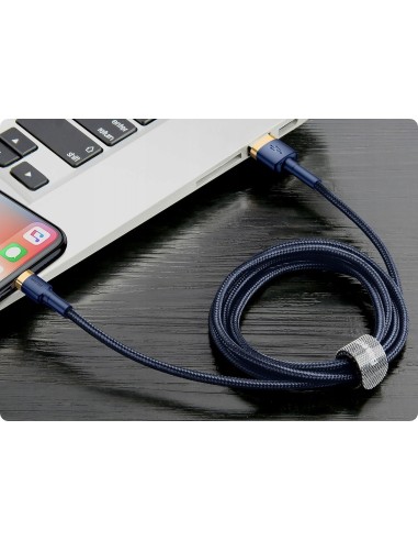 Baseus Cafule Kabel USB Do Lightning 1.5A 2m Niebiesko-Złoty