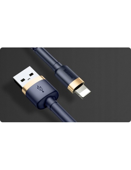 Baseus Cafule Kabel USB Do Lightning 1.5A 2m Niebiesko-Złoty