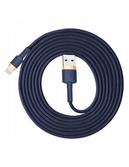 Baseus Cafule Kabel USB Do Lightning 1.5A 2m Niebiesko-Złoty