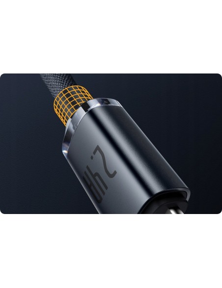 Baseus Crystal Shine Kabel USB Do Lightning 1.2m Czarny