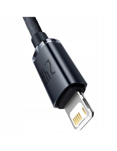 Baseus Crystal Shine Kabel USB Do Lightning 1.2m Czarny