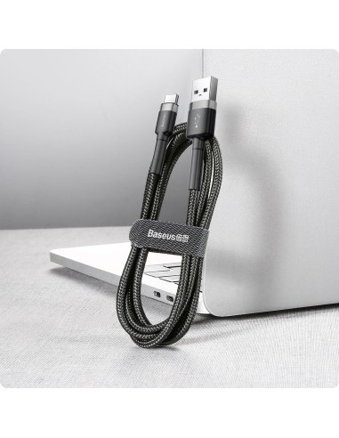 Baseus Cafule Kabel USB Do USB-C 2A 3m Czarny