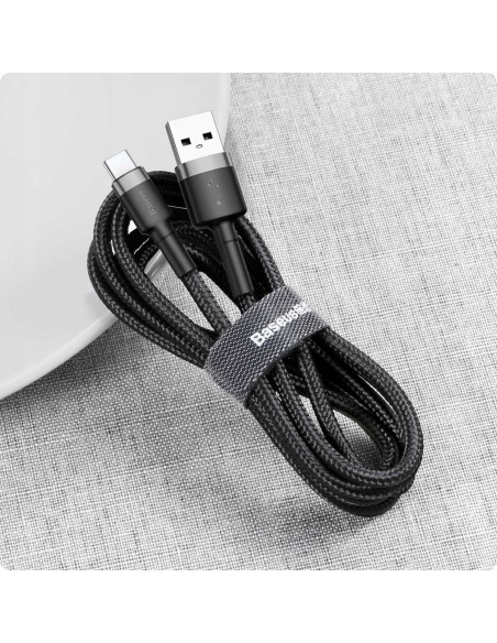Baseus Cafule Kabel USB Do USB-C 2A 3m Czarny