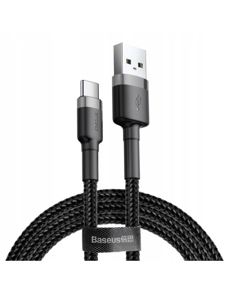 Baseus Cafule Kabel USB Do USB-C 2A 3m Czarny