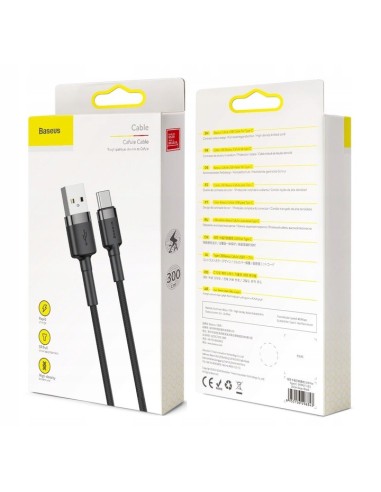 Baseus Cafule Kabel USB Do USB-C 2A 3m Czarny