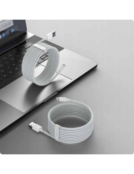 Baseus Simple Wisdom | Zestaw 2 kabli USB - Lightning do Apple iPhone 2.4A 1.5m