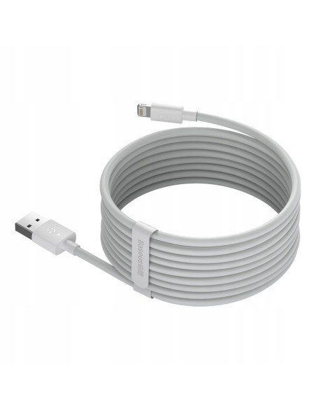 Baseus Simple Wisdom | Zestaw 2 kabli USB - Lightning do Apple iPhone 2.4A 1.5m