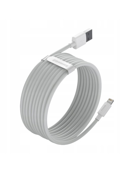 Baseus Simple Wisdom | Zestaw 2 kabli USB - Lightning do Apple iPhone 2.4A 1.5m