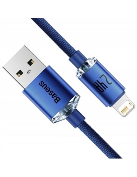 Baseus Crystal Shine | Kabel USB - Lightning do Apple iPhone iPad AirPods 1.2m 2.4A
