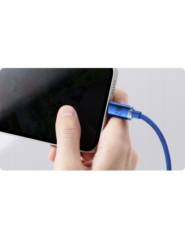 Baseus Crystal Shine | Kabel USB - Lightning do Apple iPhone iPad AirPods 1.2m 2.4A