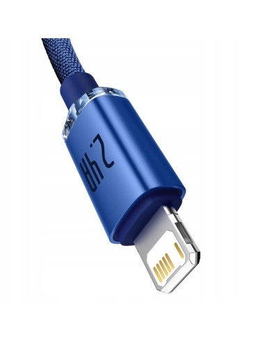 Baseus Crystal Shine | Kabel USB - Lightning do Apple iPhone iPad AirPods 1.2m 2.4A