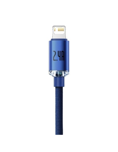 Baseus Crystal Shine | Kabel USB - Lightning do Apple iPhone iPad AirPods 1.2m 2.4A