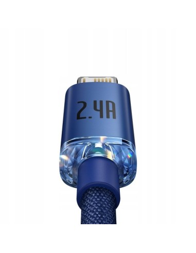 Baseus Crystal Shine | Kabel USB - Lightning do Apple iPhone iPad AirPods 1.2m 2.4A