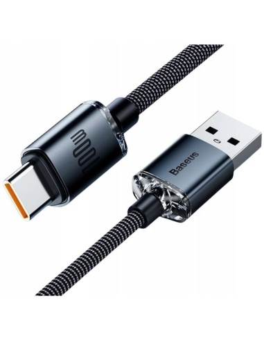 Baseus Crystal Shine | Kabel USB Type-C 100W 66W 6A do Huawei Honor 50 Pro 2m