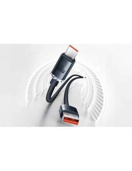 Baseus Crystal Shine | Kabel USB Type-C 100W 66W 6A do Huawei Honor 50 Pro 2m